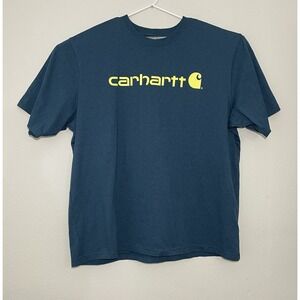 Carhartt Shirt Mens 2XL Short Sleeve Crew Neck Loose Fit Green
